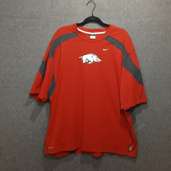 Nike Other - Nike Dri FIt XXL Arkansas Razorbacks Shirt collegiate football sports college